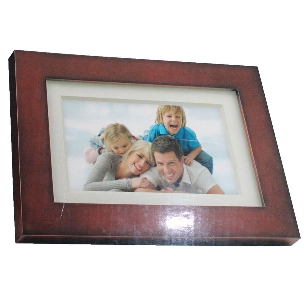 NEW GiiNii 7" LED Digital Picture Photo Frame Clock Calendar USB - NIB